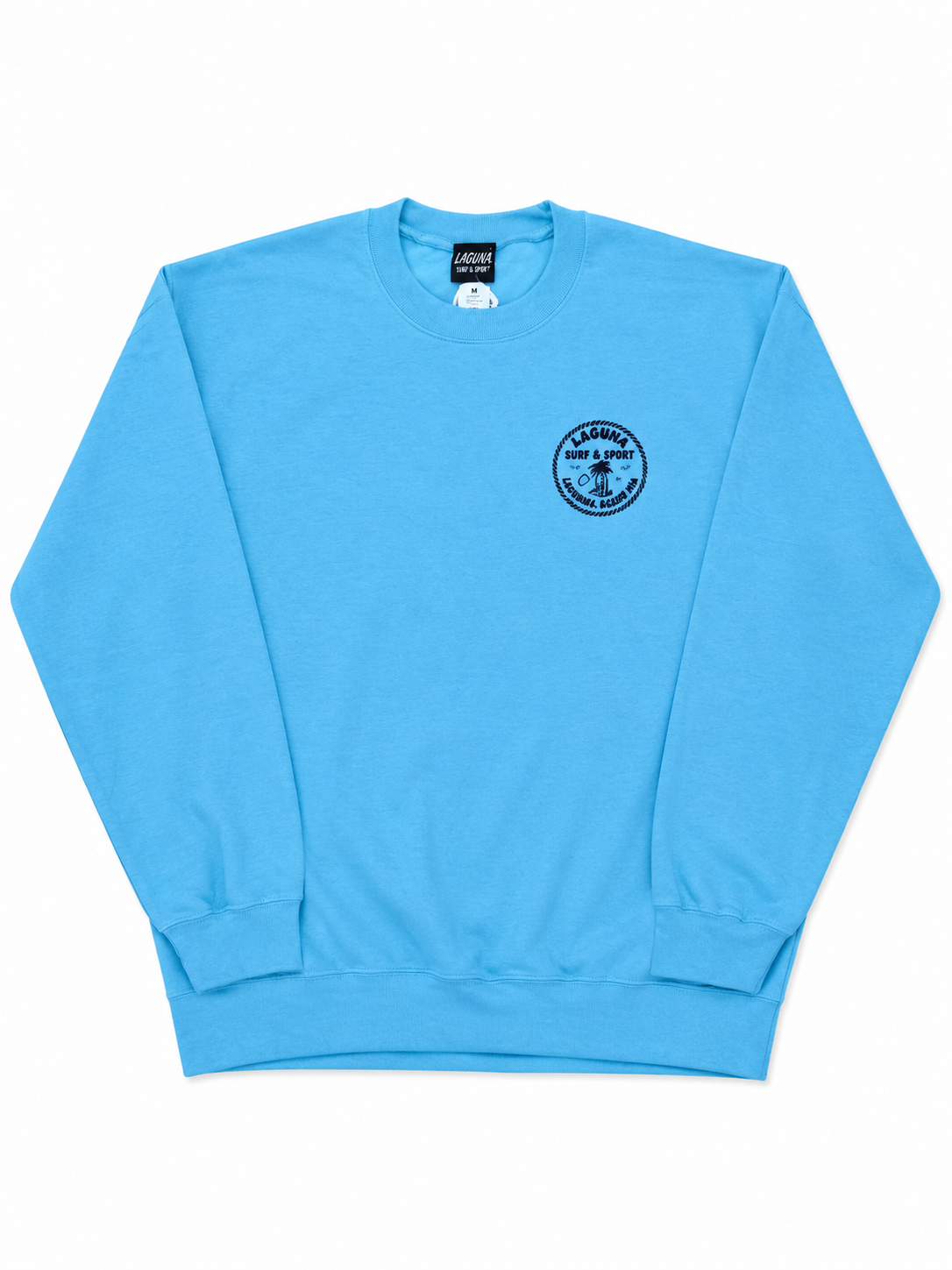 DOWNTOWN Womens Crew Pullover Sweatshirt - Laguna Surf &amp; Sport
