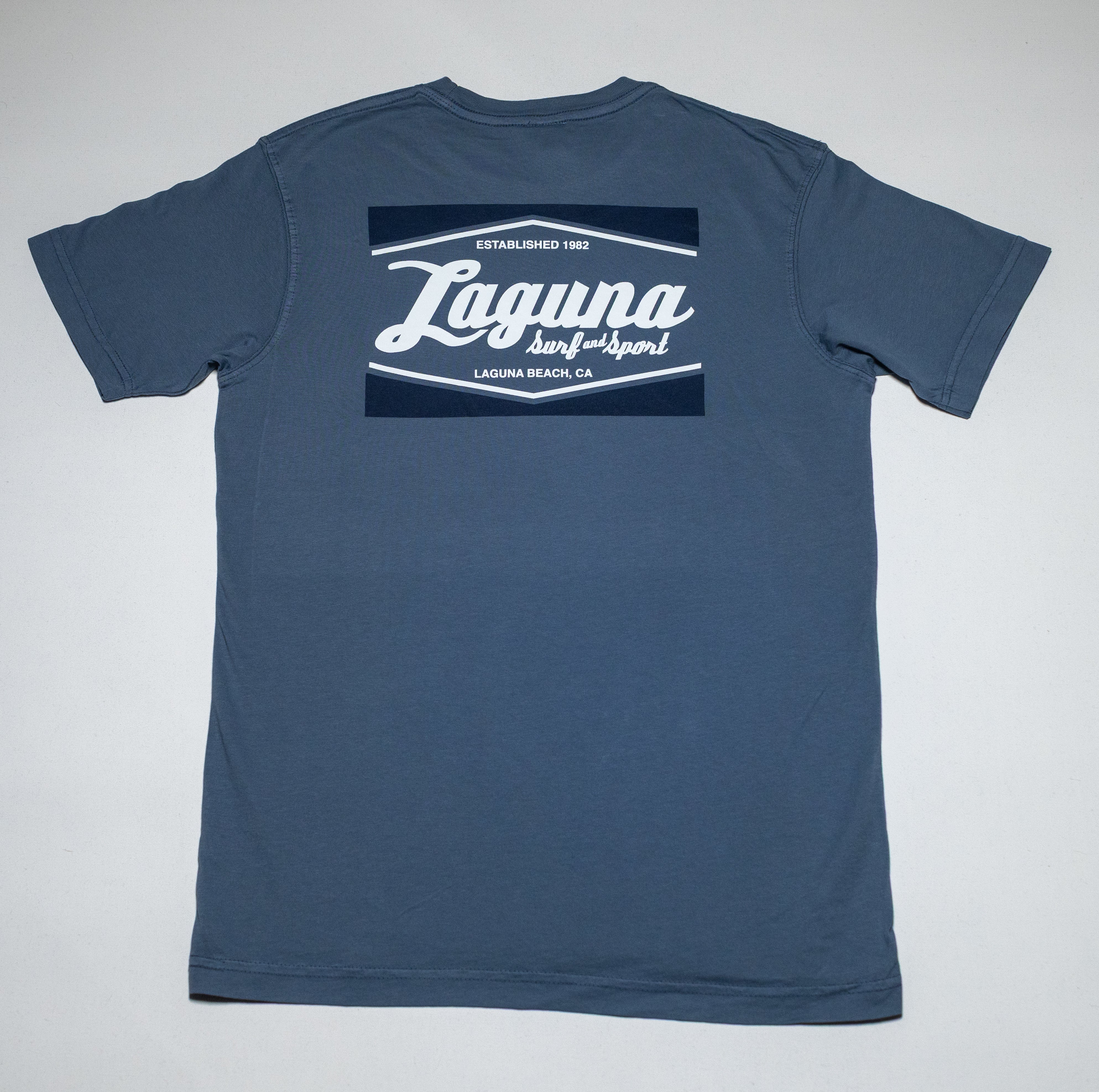 LSS CLASSIC BOX Adult Pigment Short Sleeve Tee - Laguna Surf & Sport