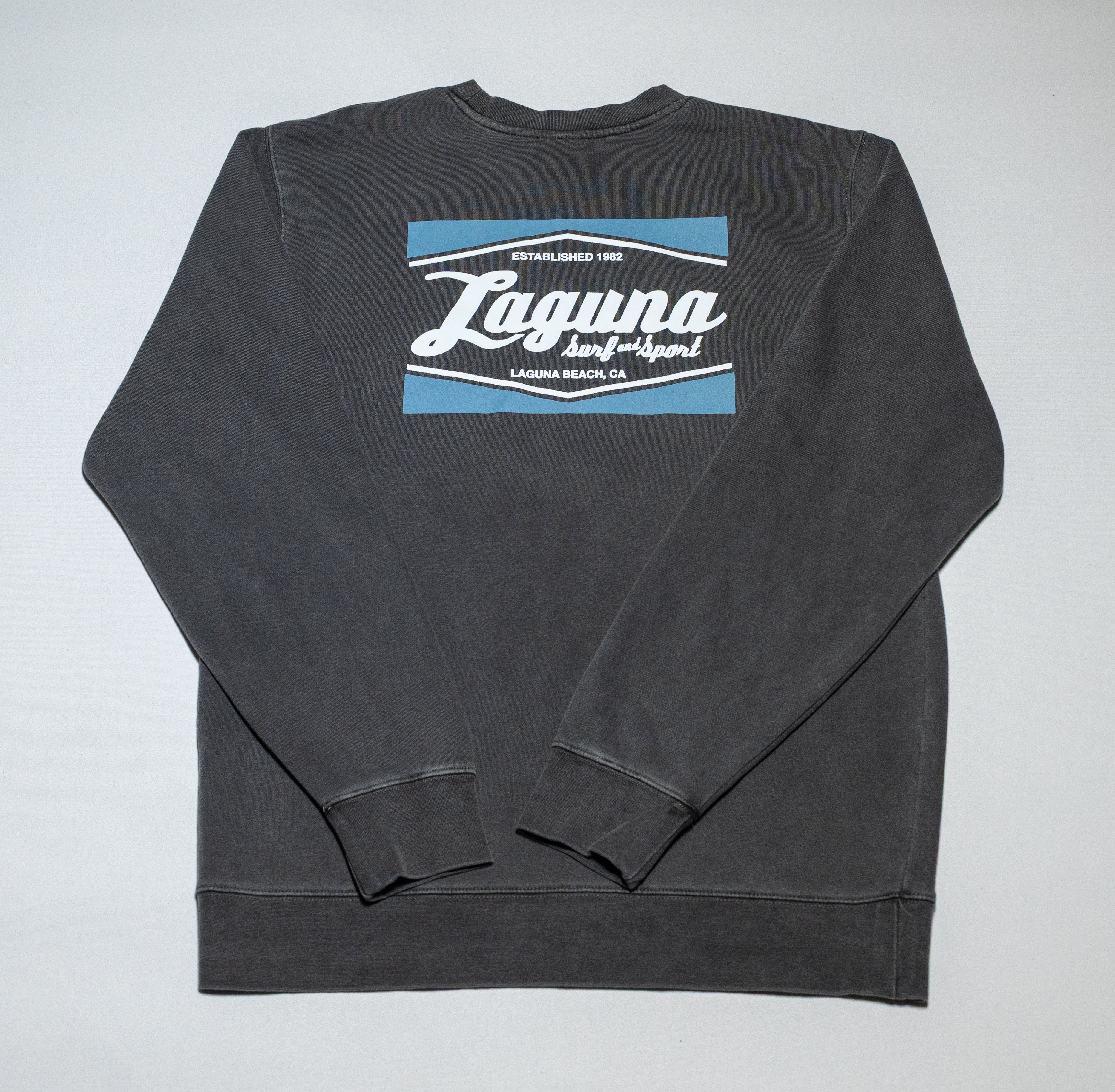 LSS CLASSIC BOX Adult Unisex Pigment-Dyed Crew Pullover - Laguna Surf & Sport