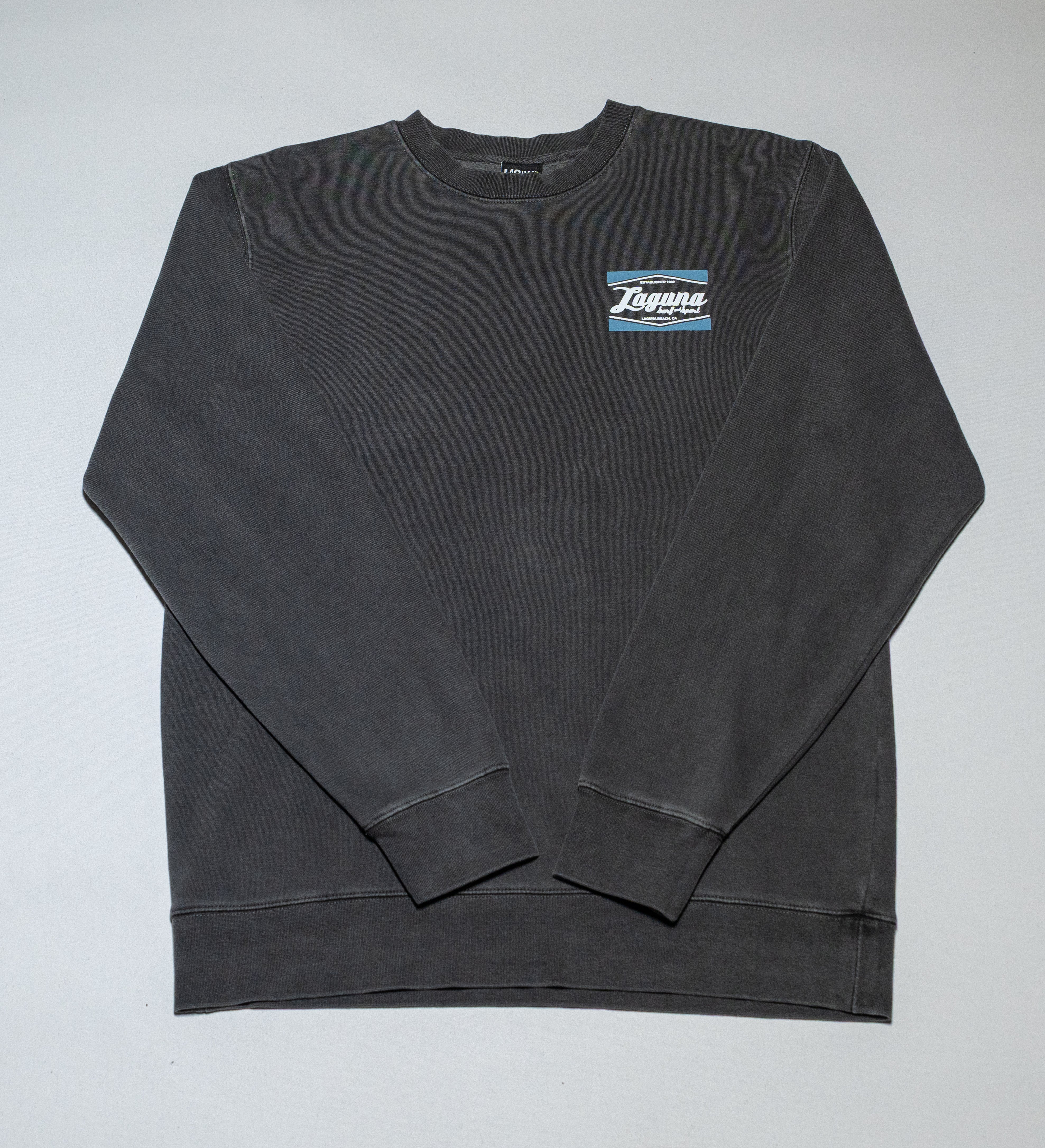 LSS CLASSIC BOX Adult Unisex Pigment-Dyed Crew Pullover - Laguna Surf & Sport