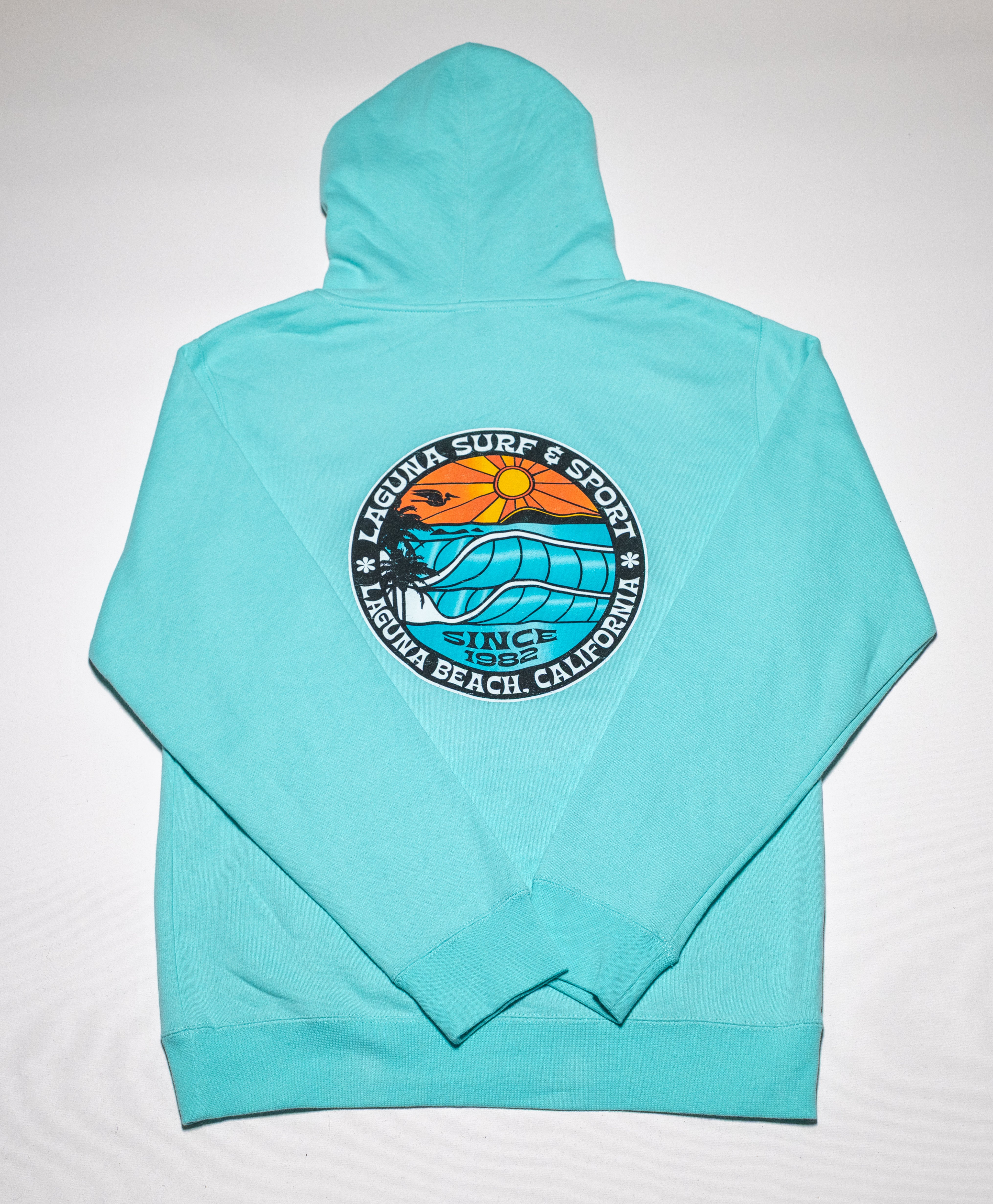 BROOKS STREET Adult Unisex Soft Fleece Pullover Hoodie - Laguna Surf &amp; Sport