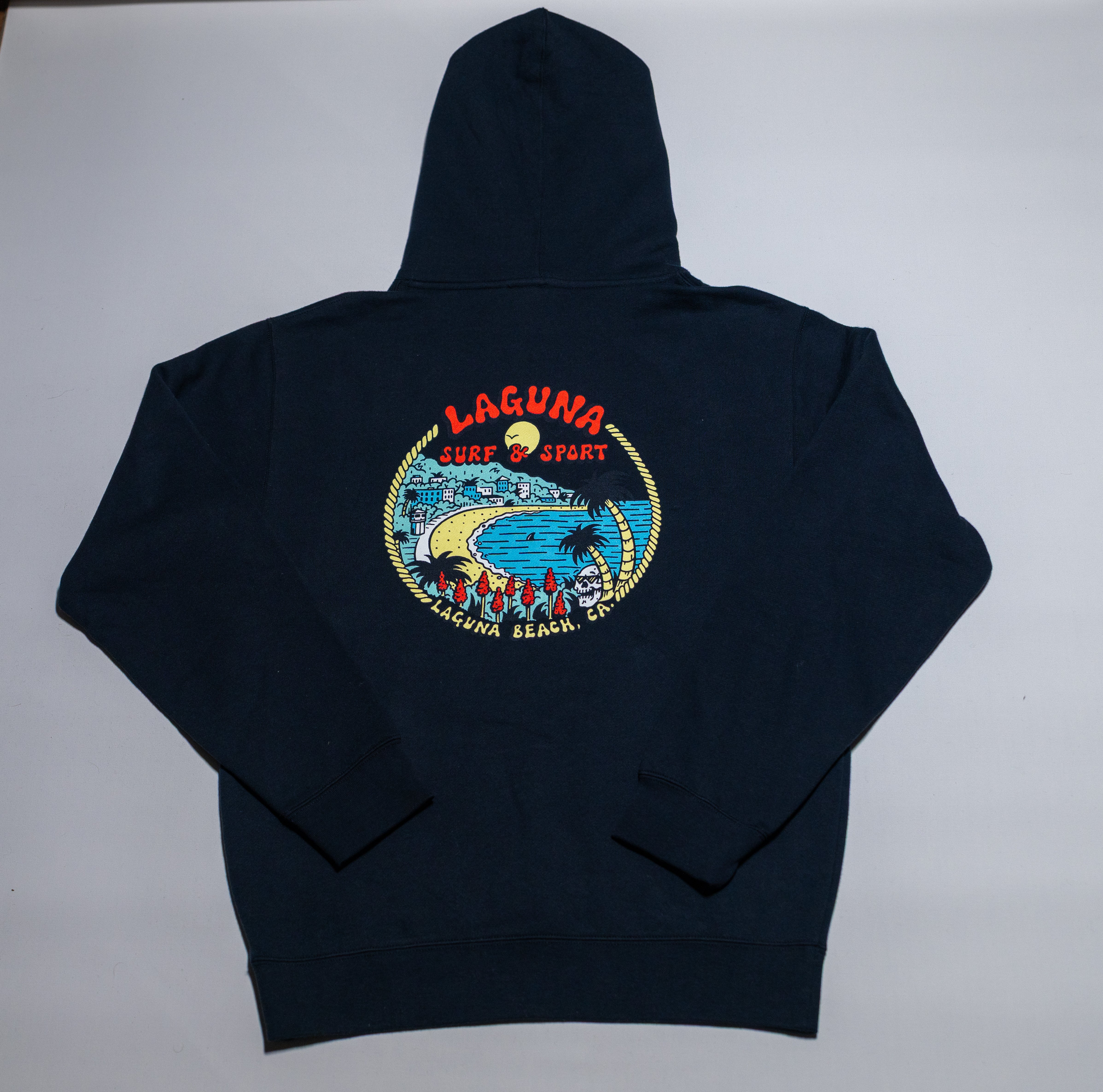 DOWNTOWN Adult Unisex Heavyweight Pullover Fleece Hoodie - Laguna Surf & Sport