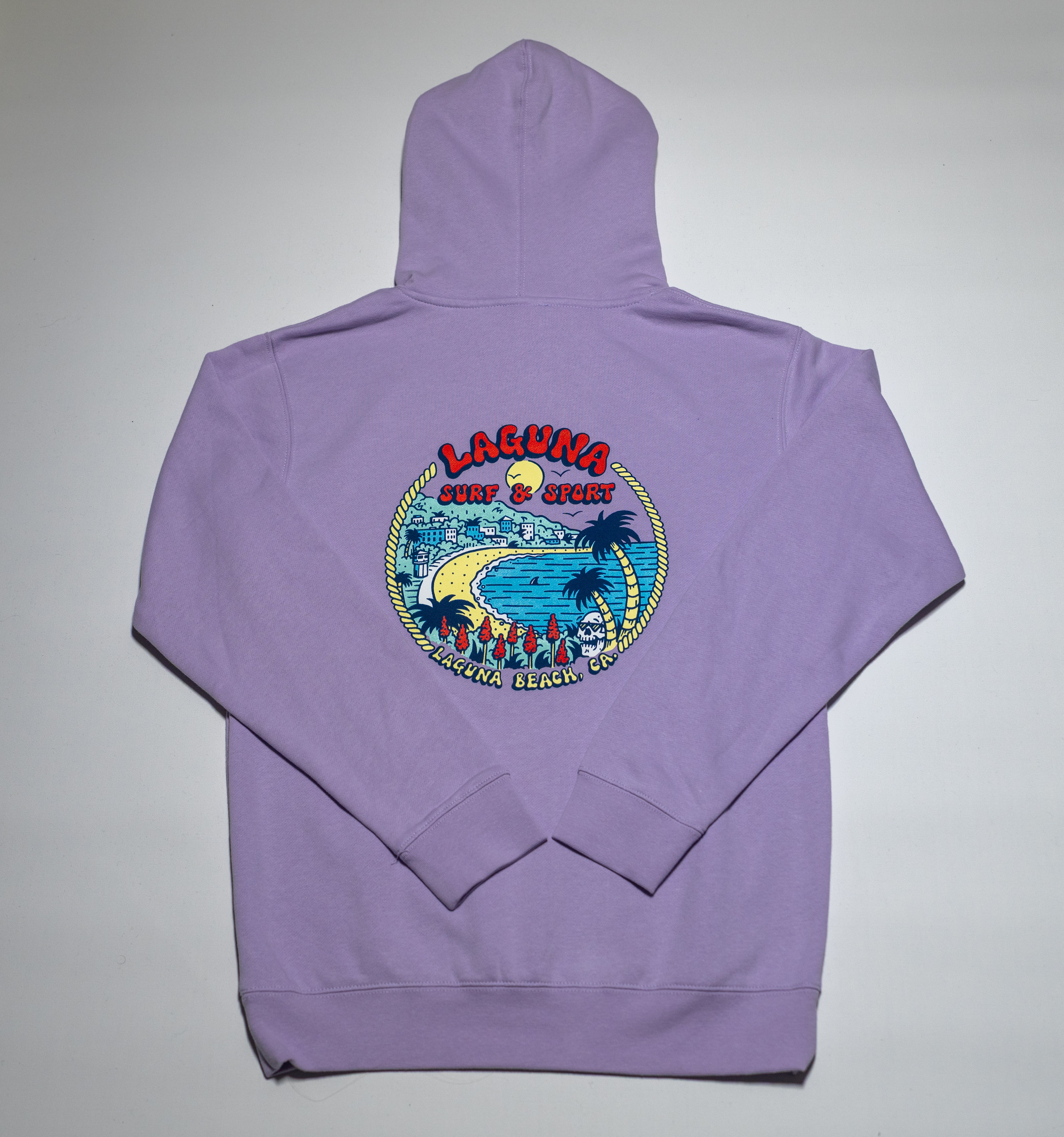 DOWNTOWN Adult Unisex Heavyweight Pullover Fleece Hoodie - Laguna Surf & Sport