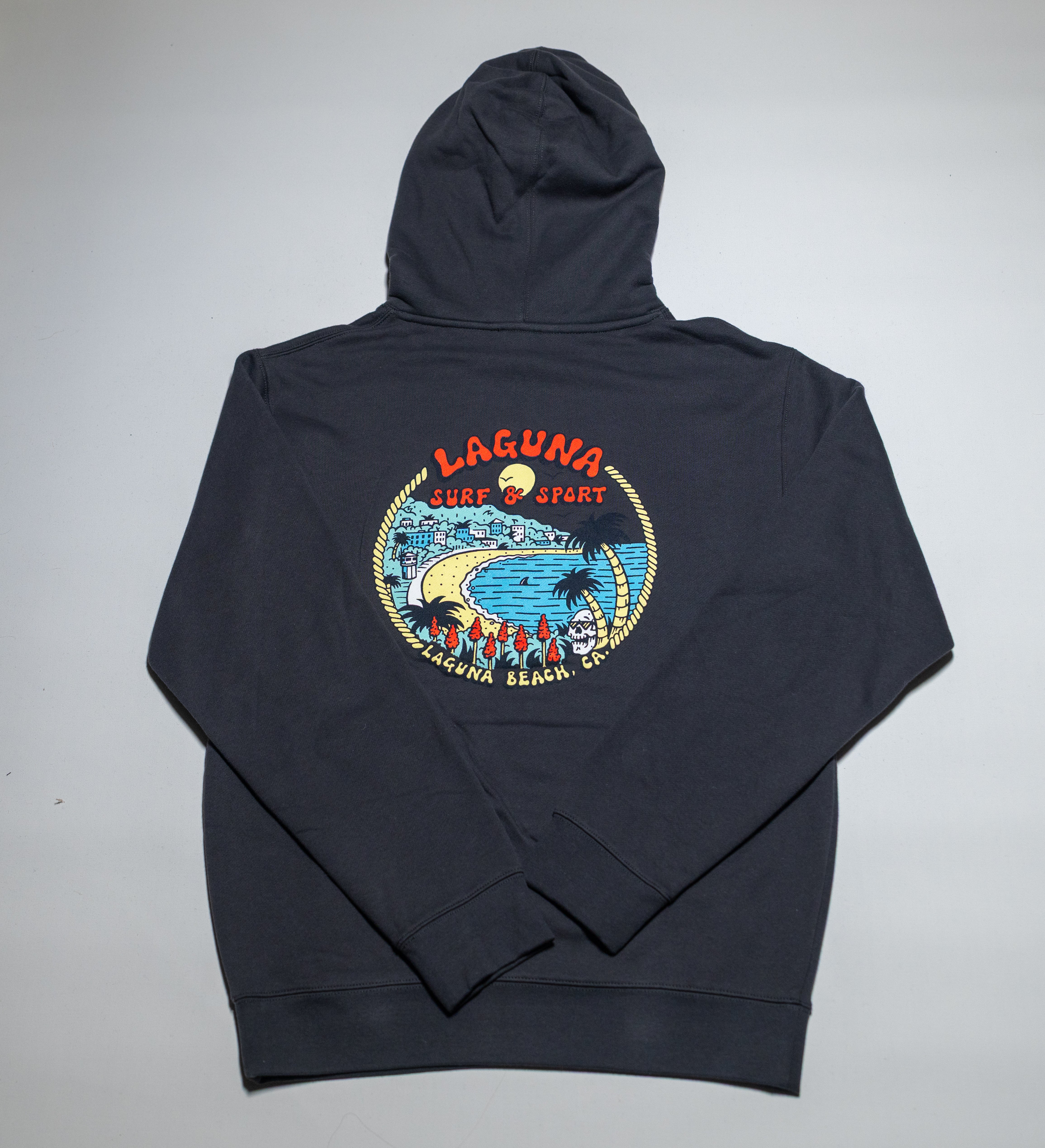 DOWNTOWN Adult Unisex Heavyweight Pullover Fleece Hoodie - Laguna Surf & Sport