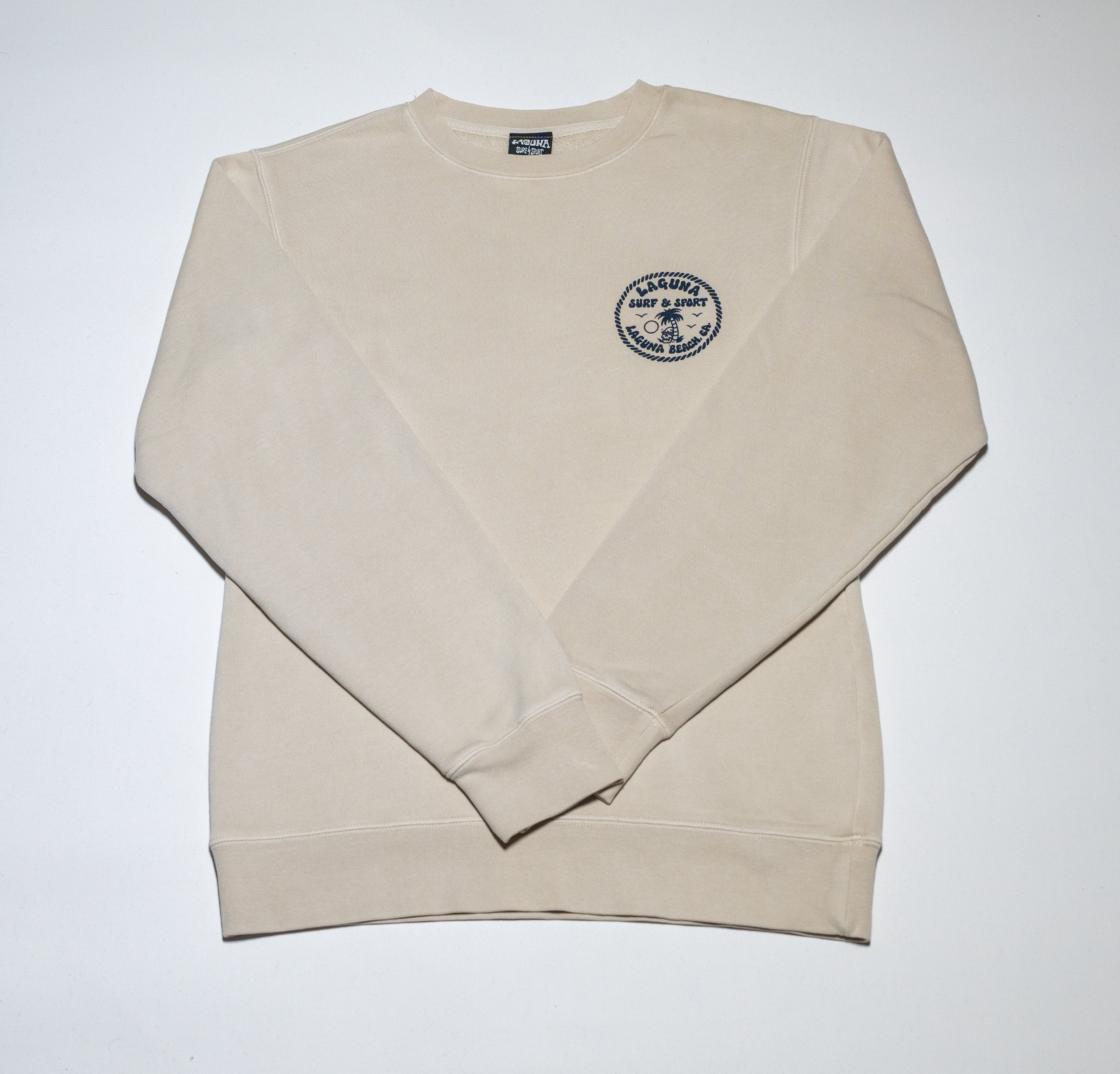 DOWNTOWN Adult Unisex Pigment-Dyed Pullover Crew - Laguna Surf &amp; Sport