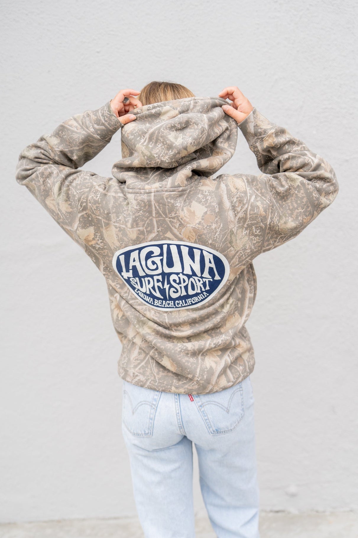 OVAL ROOTS Adult Unisex Hooded Sweatshirt - Deadwood Camo - Laguna Surf & Sport