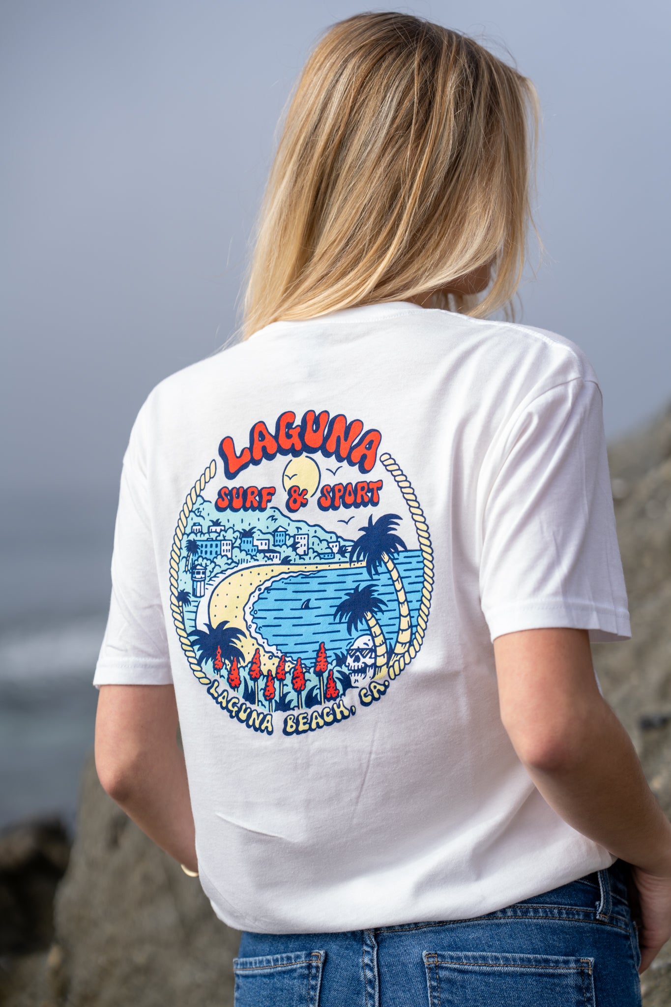 DOWNTOWN Adult Short Sleeve Tee - Laguna Surf &amp; Sport