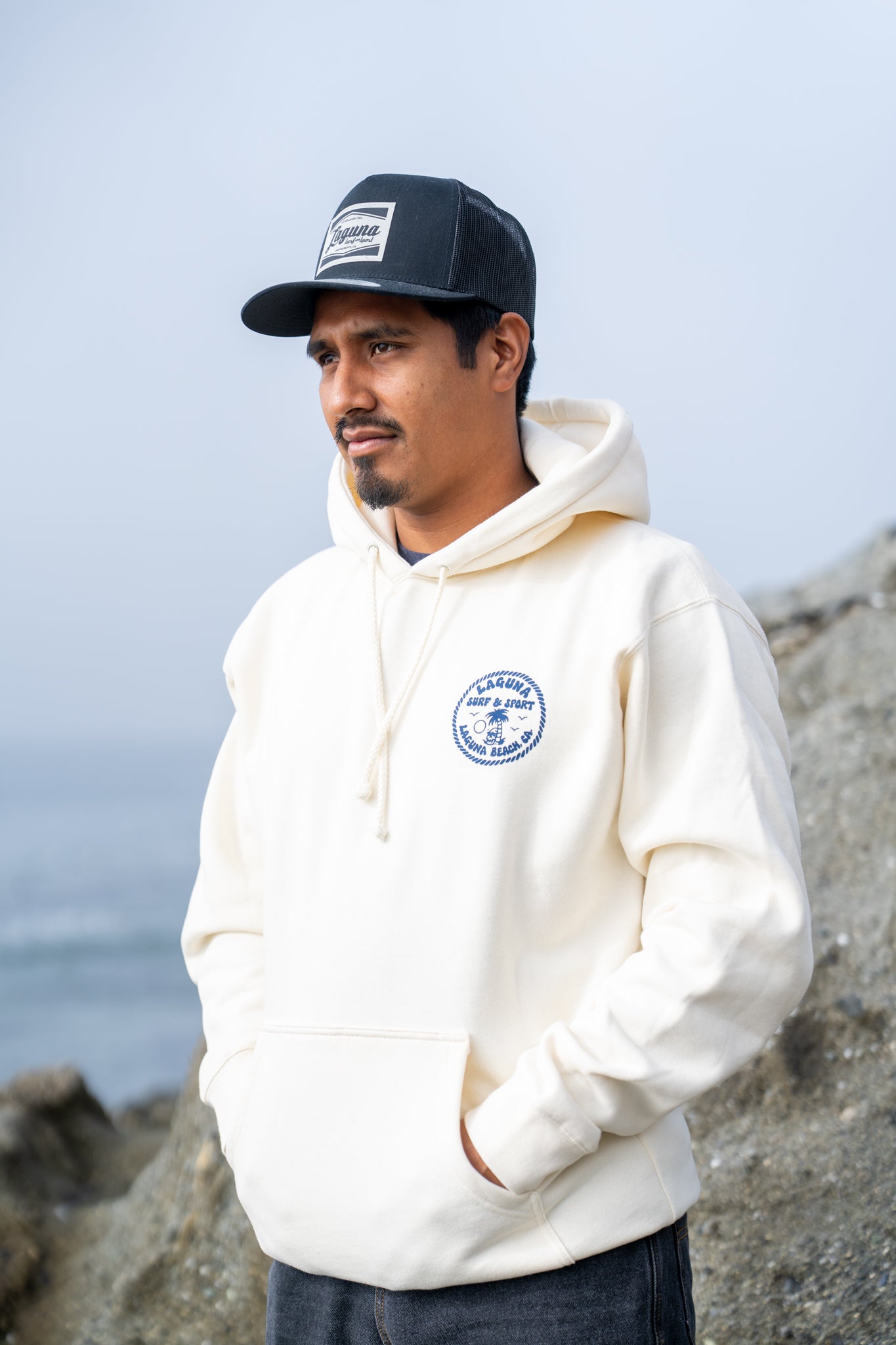 DOWNTOWN Adult Unisex Heavyweight Pullover Fleece Hoodie - Laguna Surf & Sport