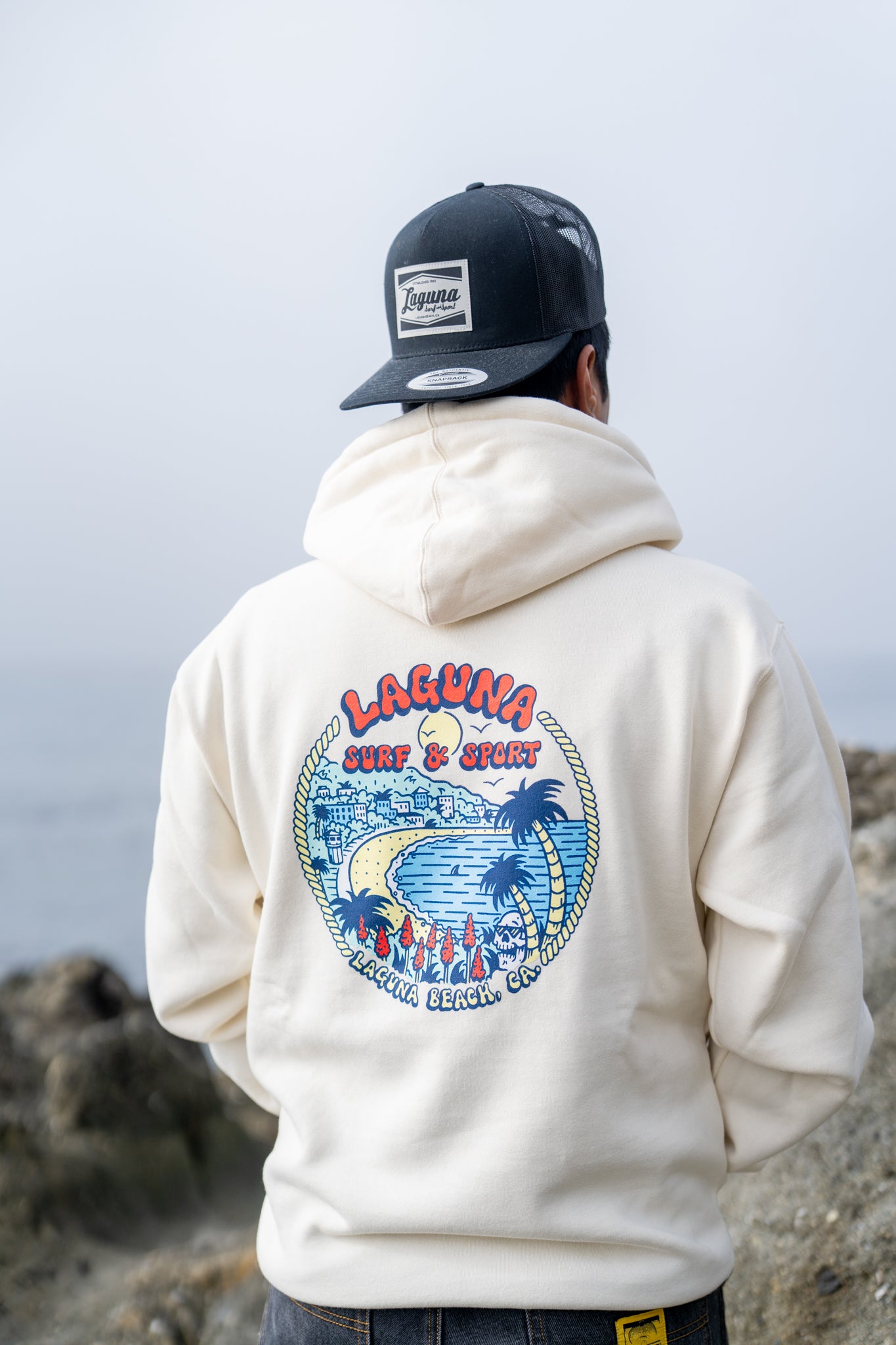 DOWNTOWN Adult Unisex Heavyweight Pullover Fleece Hoodie - Laguna Surf & Sport