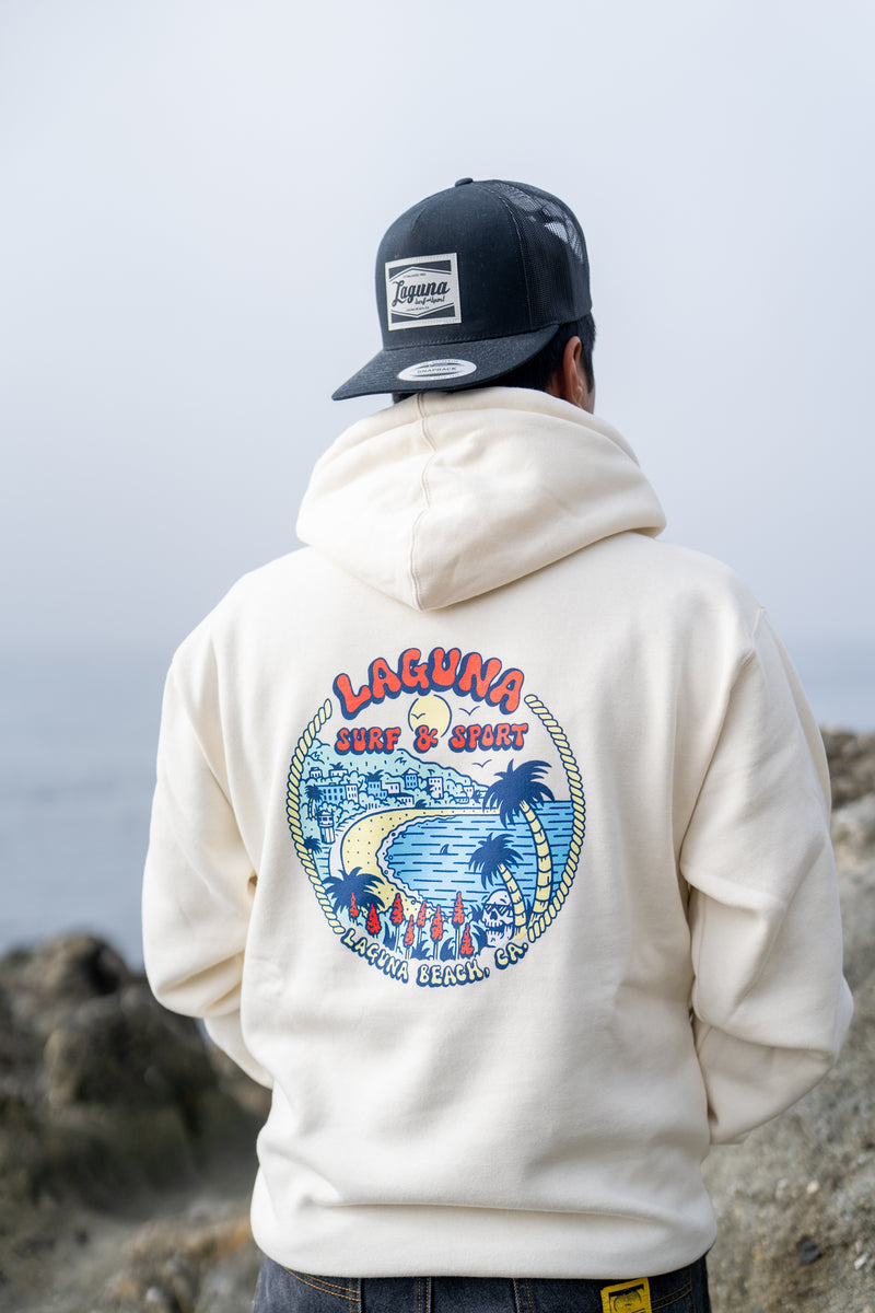 DOWNTOWN Adult Unisex Heavyweight Pullover Fleece Hoodie - Laguna Surf & Sport