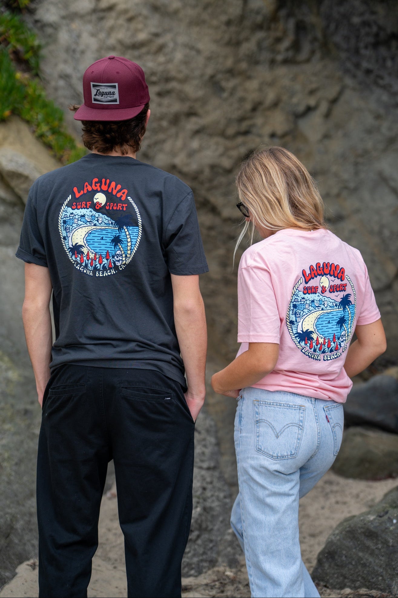DOWNTOWN Adult Short Sleeve Tee - Laguna Surf &amp; Sport
