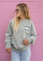 Load image into Gallery viewer, LSS CLASSIC BOX Adult Unisex Pigment-Dyed Crew Pullover - Laguna Surf &amp; Sport
