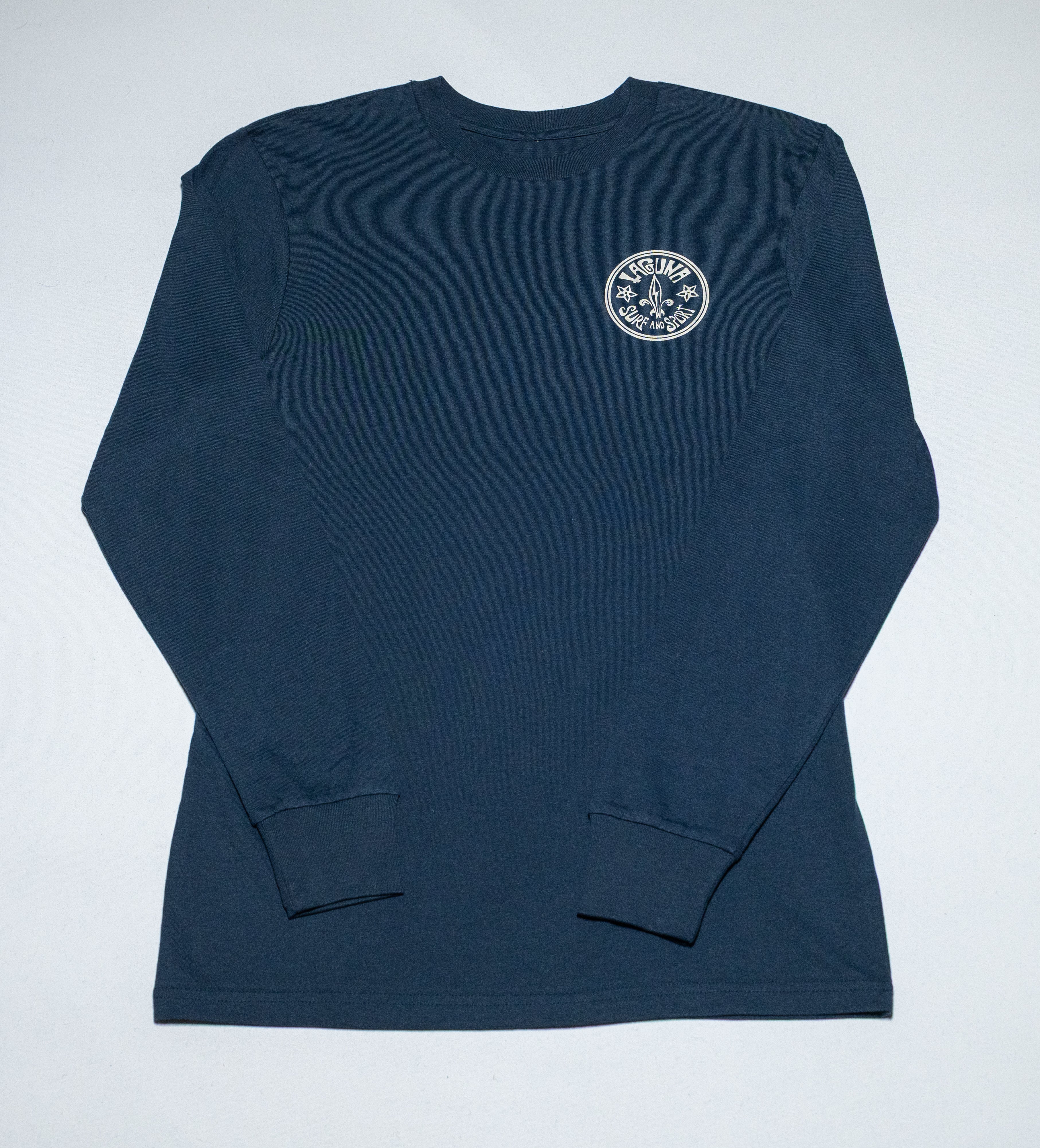 DISTANT LOCAL Adult Laguna Surf Map Long Sleeve Tee - Laguna Surf &amp; Sport