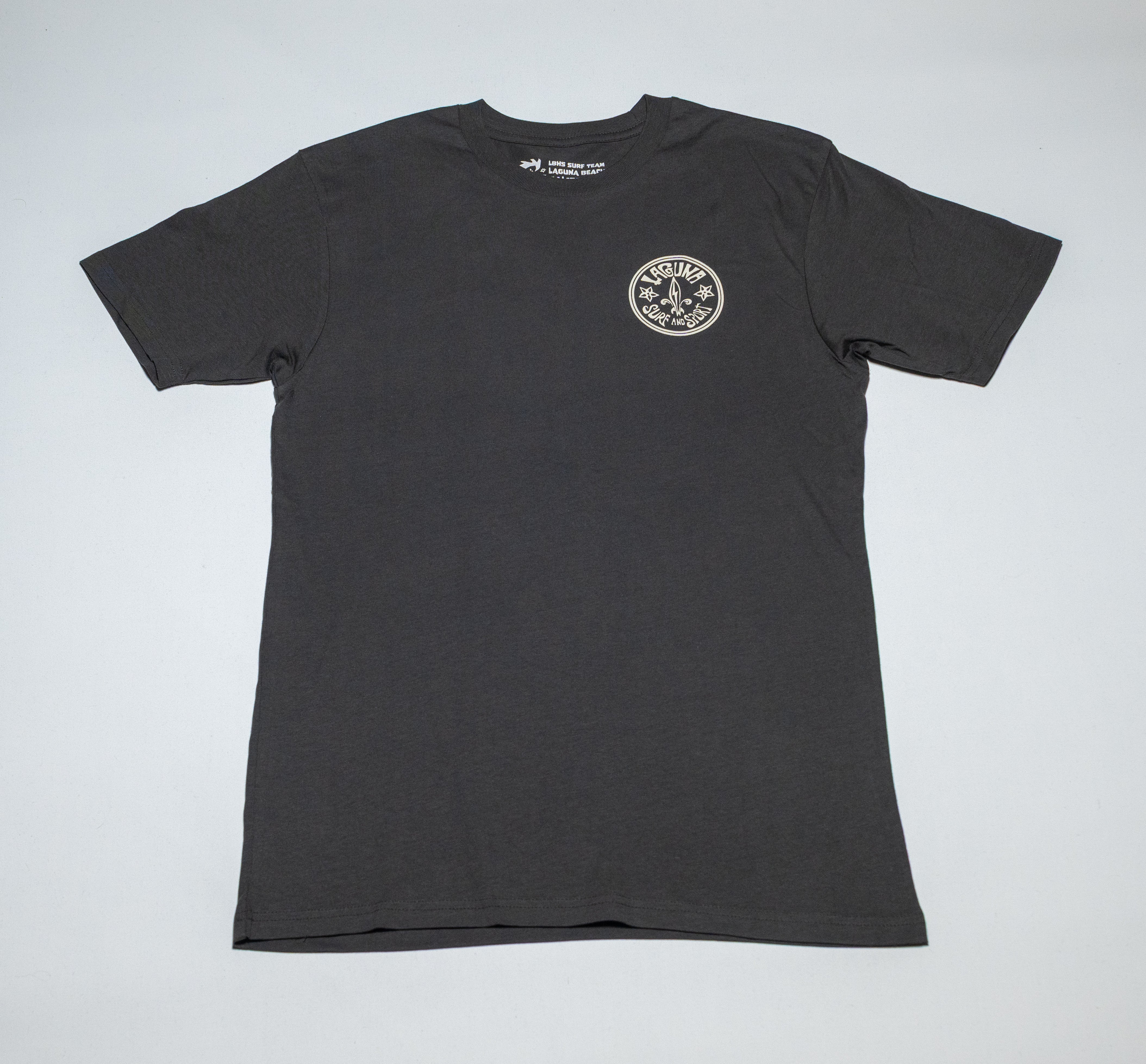 DISTANT LOCAL Adult Laguna Surf Map Short Sleeve Tee - Laguna Surf &amp; Sport