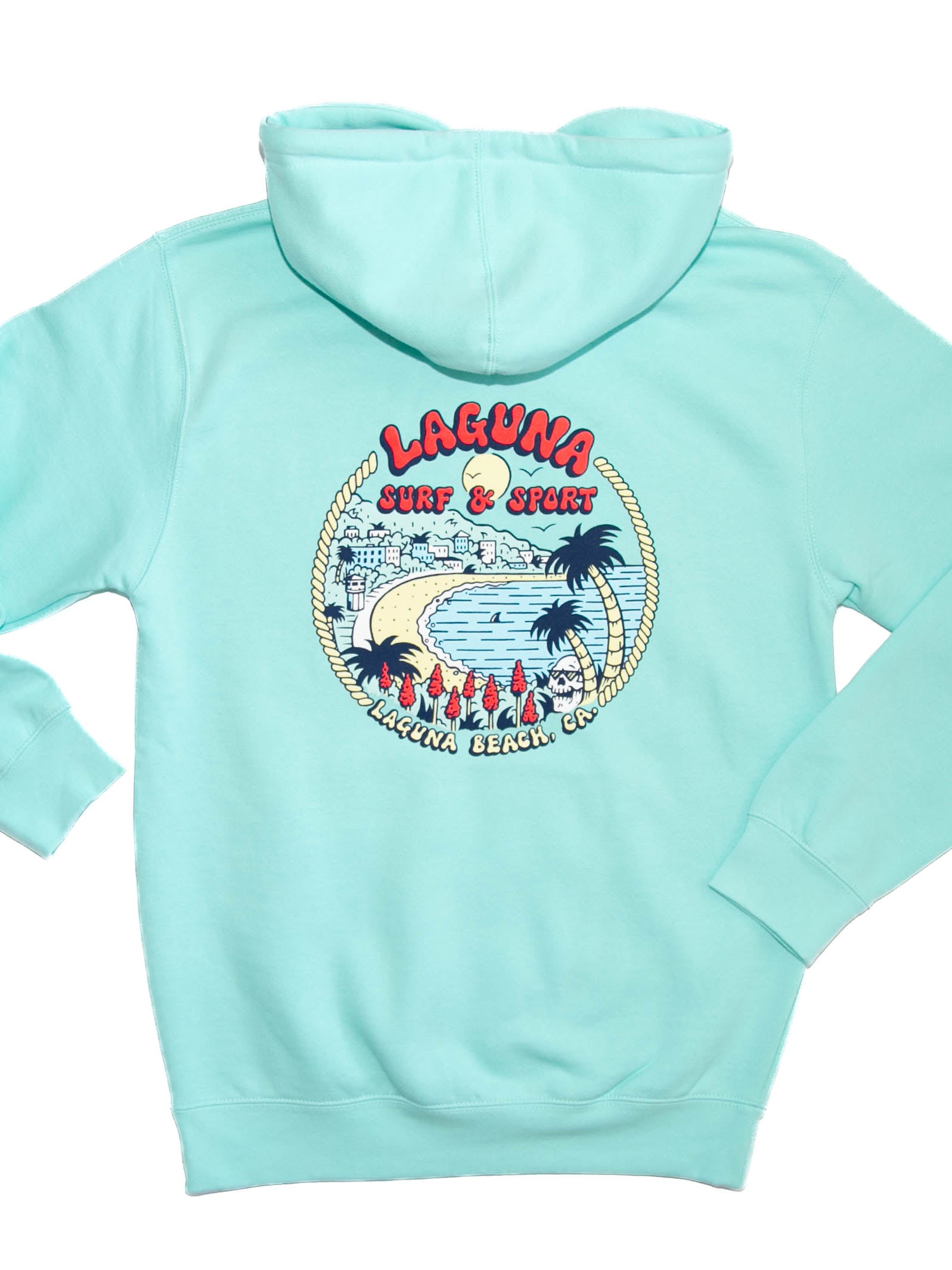 DOWNTOWN Adult Unisex Heavyweight Pullover Fleece Hoodie - Laguna Surf & Sport