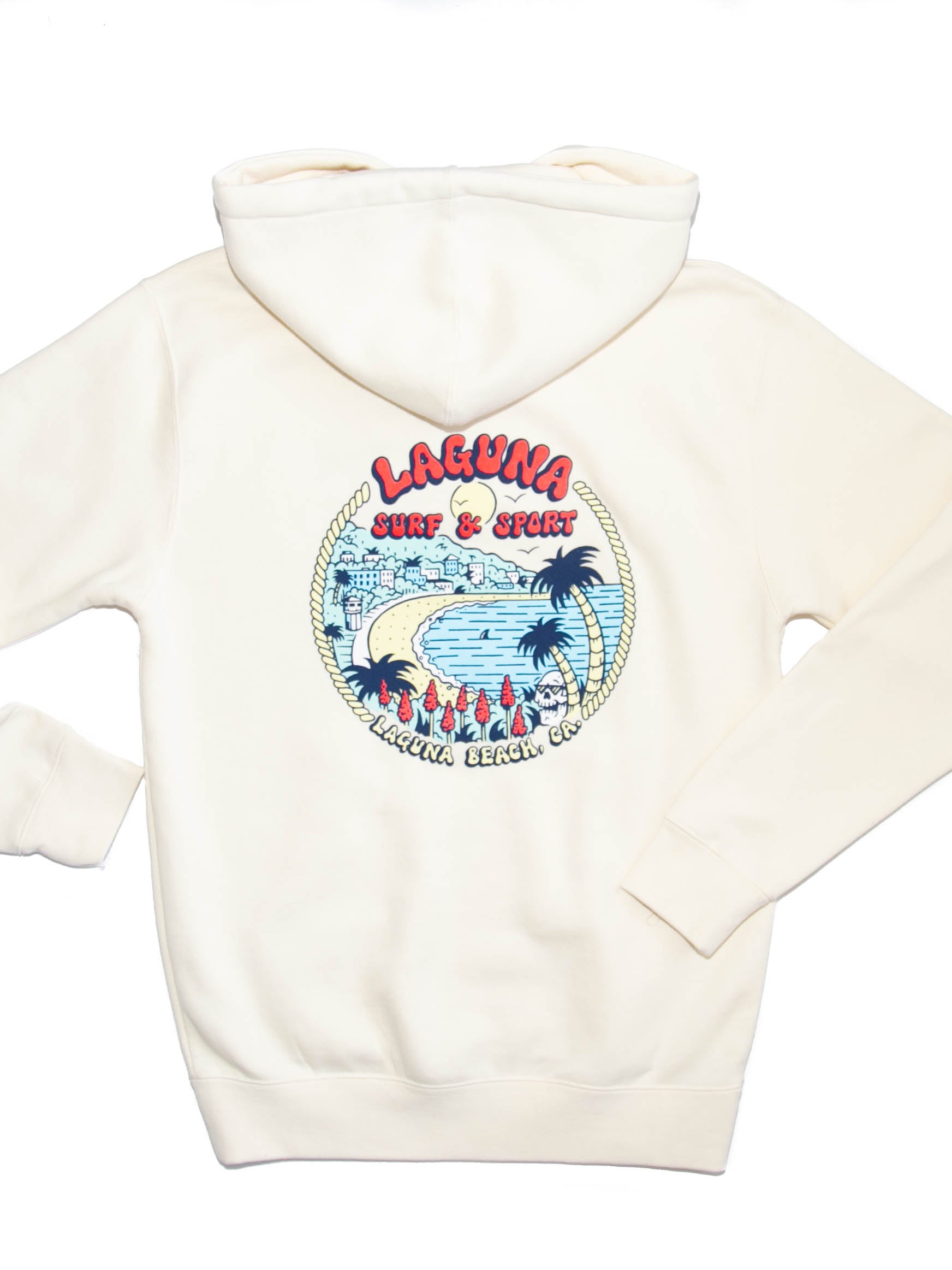 DOWNTOWN Adult Unisex Heavyweight Pullover Fleece Hoodie - Laguna Surf & Sport