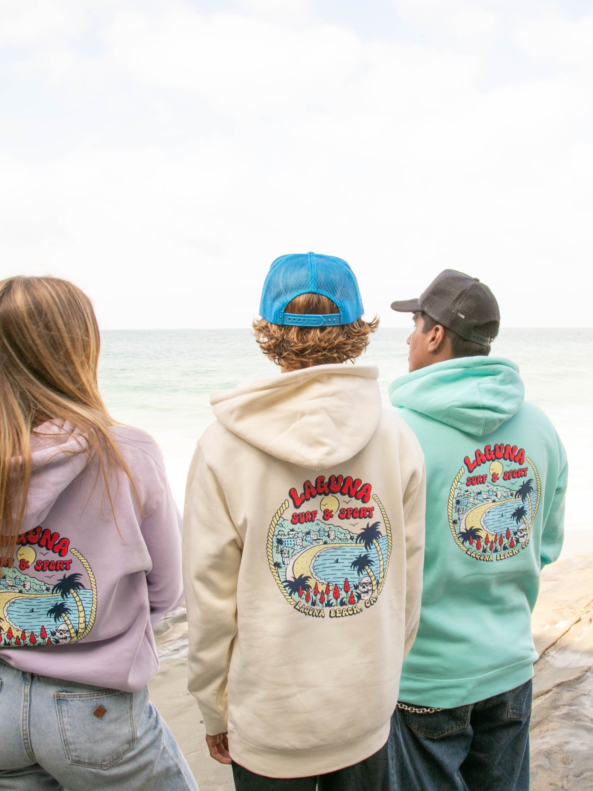 スウェット・トレーナー 'Surfing Fox' sweatshirt Light Blue 'Surfing Fox' sweatshirt Maison Kitsune Light Blue Surfing Fox Sweatshirt for Men