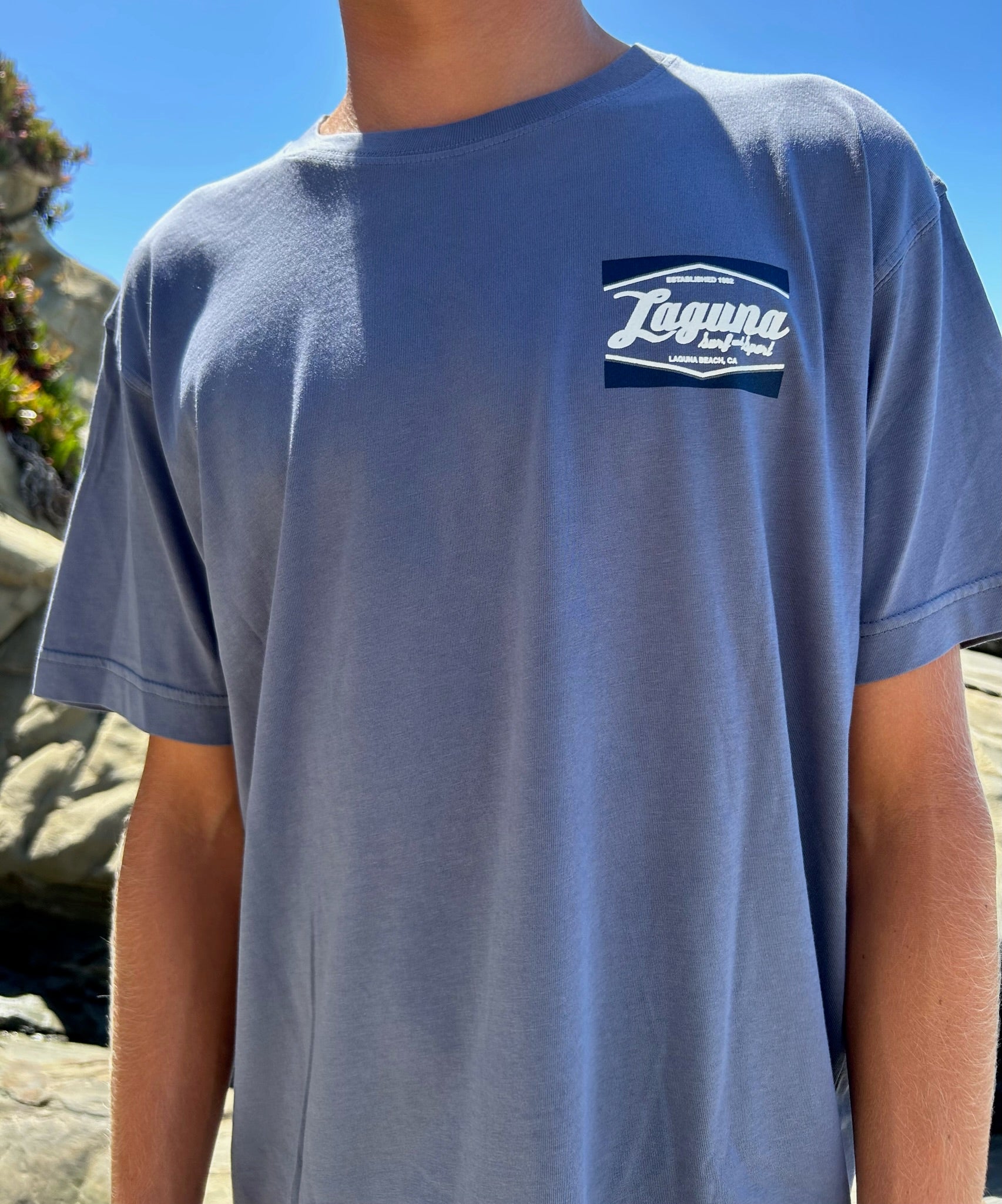 LSS CLASSIC BOX Mens Pigment Short Sleeve Tee - Laguna Surf & Sport